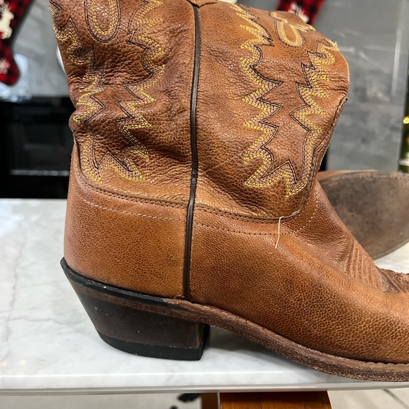 Genuine Leather Cowboy Boots - Picture 2 of 4